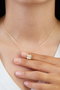 Heliophilia Silver Collar de Metal Dorado CHRM15018